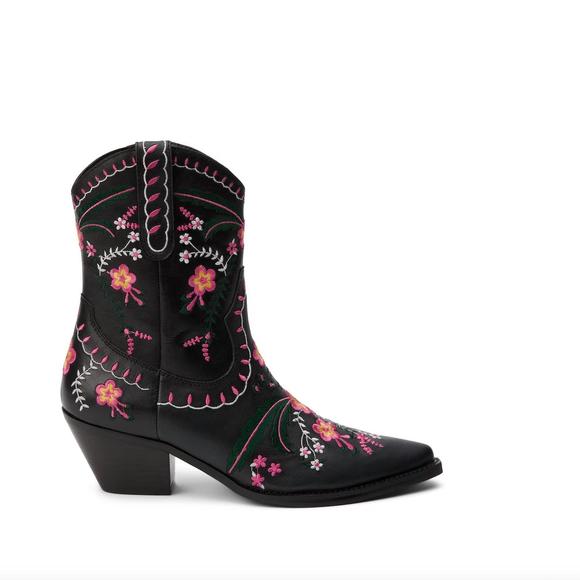 NEW MATISSE women's amber western bootie in black - Picture 2 of 4